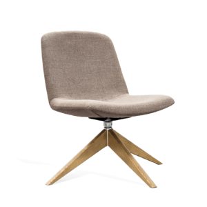 armchair black in wood